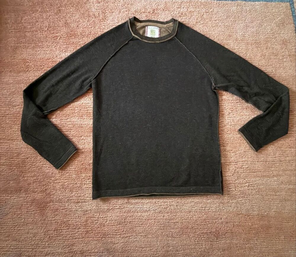 Ecoths Men’s Brown Merino Wool Blend Sweater Size M